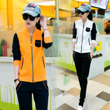春秋2016韩版女学生休闲大码运动套装两件套