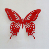 创意设计家居立体雕刻金属墙贴冰箱贴蝴蝶