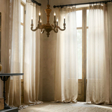 凡鼎19-5系列现代客厅卧室高级定制麻质窗纱