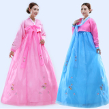 古装韩国女士式传统宫廷礼服韩服朝鲜族服装