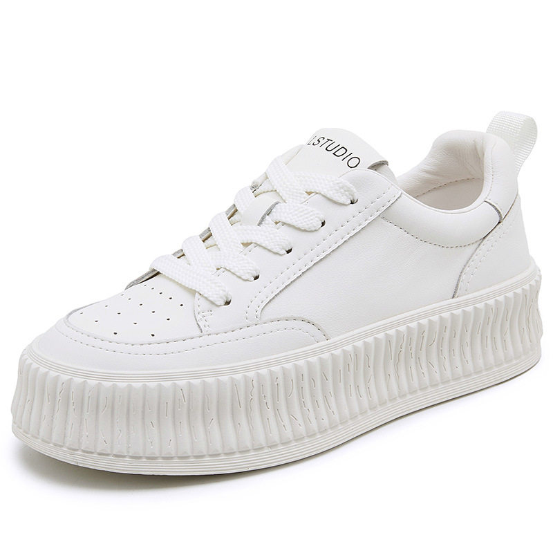 2023春款奥伦女鞋小白鞋百搭秋季厚底运动平底休闲板鞋爆款鞋