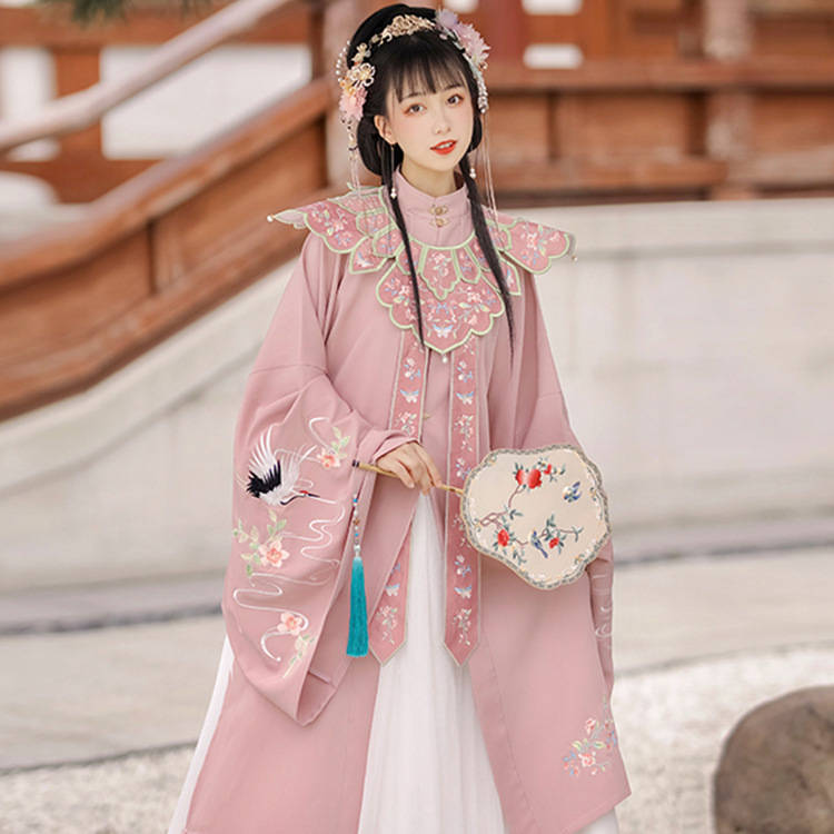 原创(鹤归音)明制云肩汉服女新款夏季中国风飘逸超仙气古装发