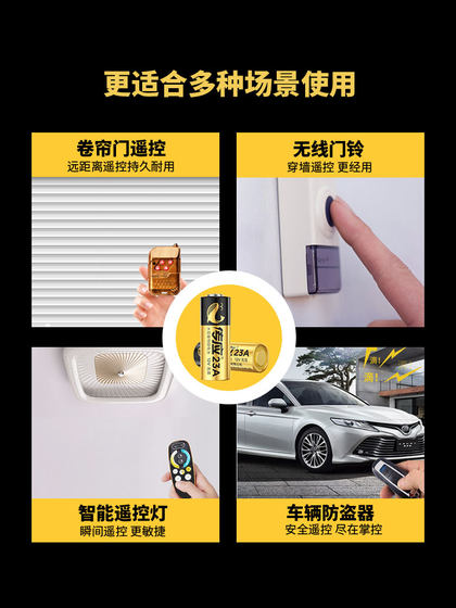 NANFU 배터리 23A12V 배터리 27A12V 소형 배터리 차고 롤러 셔터 도어 원격 제어 도어 벨 전기 자동차 공식 주력 상점 알람 알칼리성 12v27A 무선 NANFU 배터리 23A12V 배터리 27A12V 소형 배터리 차고 롤러 셔터 도어 원격 제어 도어 벨 전기 자동차 공식 주력 상점 알람 알칼리성 12v27A 무선