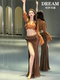 Yuemeng Fenglu Belly Dance 가을과 겨울 새 세트 훈련복 동양 댄스 초보자 섹시한 생선 테일 치마 댄스 충돌 Yuemeng Fenglu Belly Dance 가을과 겨울 새 세트 훈련복 동양 댄스 초보자 섹시한 생선 테일 치마 댄스 충돌