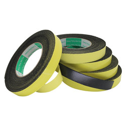 EVA sponge tape single-sided black foam single-sided shock-proof seal anti-collision strip foam glue 345MM thick free shipping