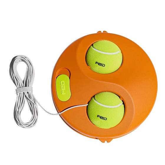 Tennis with rope training device single playback professional fixed high elastic competition use ball belt line practice ball base Tennis with rope training device single playback professional fixed high elastic competition use ball belt line practice ball base