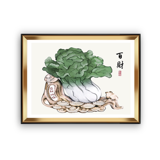 Baicai cabbage decoration painting hanging painting mural porch sofa background wall entrance new Chinese style Zen landscape painting
Baicai cabbage decoration painting hanging painting mural porch sofa background wall entrance new Chinese style Zen landscape painting