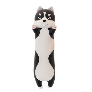 Husky plush toy doll ມີຂາຂາສໍາລັບເດັກນ້ອຍຊາຍ, ຫມອນຂະຫນາດໃຫຍ່ສໍາລັບການນອນ, doll doll, doll ສໍາລັບເດັກຍິງກ່ຽວກັບການນອນພິເສດ