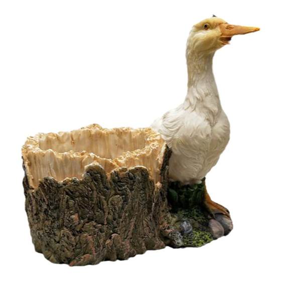 Large duck home duck flower pot simulation small animal shape ornament resin decorative gardening multi -fleshy plant flower
Large duck home duck flower pot simulation small animal shape ornament resin decorative gardening multi -fleshy plant flower
