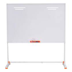 Magnetic tempered glass whiteboard writing board bracket type blackboard removable wheeled family children's teaching office training conference whiteboard children's school student small blackboard hanging note board