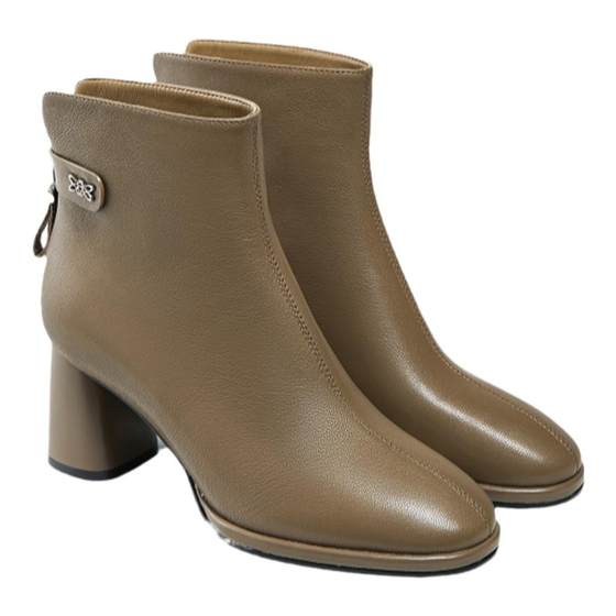 Fed French short boots winter new style boots high heels thin boots leather fashion boots women R1007-ZCA299 Fed French short boots winter new style boots high heels thin boots leather fashion boots women R1007-ZCA299