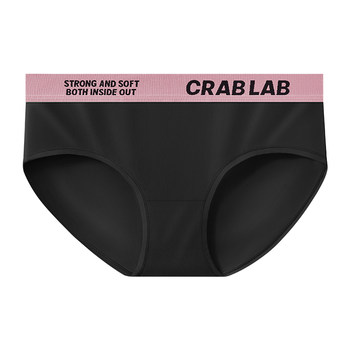 Crab Secret Underwear Girls 100% Cotton Crotch Antibacterial Women's Mid-Rise Low-Rise Sports Briefs 2024 New Style