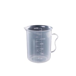 Baking tools plastic transparent cup 250ML500ML100ML ml with graduated cup liquid measuring cup for home use