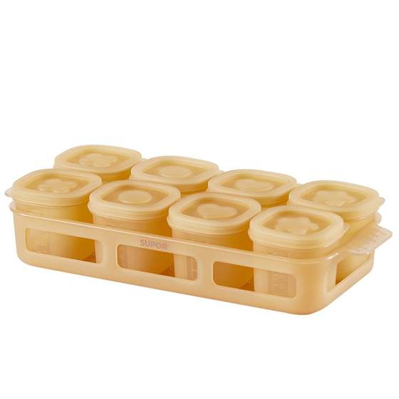Supor baby food box steamable frozen lattice baby fresh packaging box silicone mold KGF50CB10 Supor baby food box steamable frozen lattice baby fresh packaging box silicone mold KGF50CB10