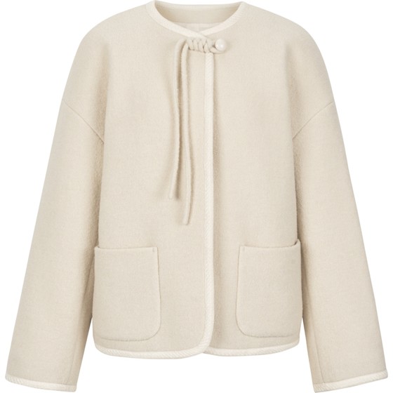 Yi Xiangli Ying wool woolen coat for women short 2024 winter new style new Chinese style wool coat
Yi Xiangli Ying wool woolen coat for women short 2024 winter new style new Chinese style wool coat
