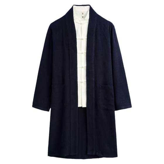 Spring and Autumn Men's Chinese Style Tang suit casual jacket Chinese retro improved middle-aged men's mid-length windbreaker men
Spring and Autumn Men's Chinese Style Tang suit casual jacket Chinese retro improved middle-aged men's mid-length windbreaker men