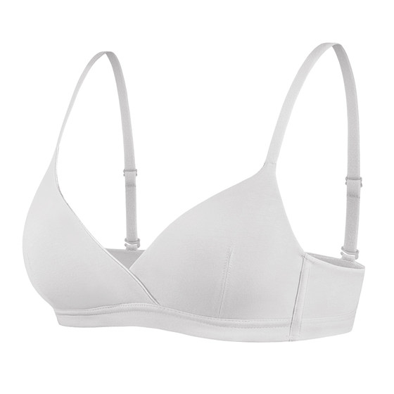 Underwear for female college students, no trace, no empty cup, small chest, no steel ring, French triangular cup, thin cotton bra for girls Underwear for female college students, no trace, no empty cup, small chest, no steel ring, French triangular cup, thin cotton bra for girls