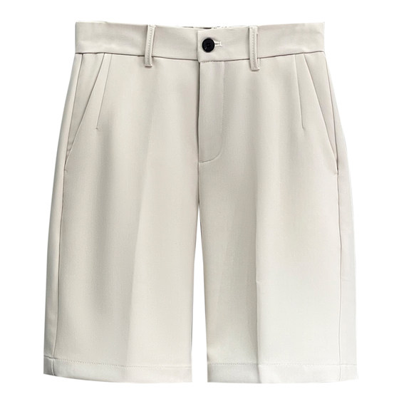 Ice silk texture men's fashion suit pants shorts Korean casual pants pants trend summer thin small trousers Ice silk texture men's fashion suit pants shorts Korean casual pants pants trend summer thin small trousers