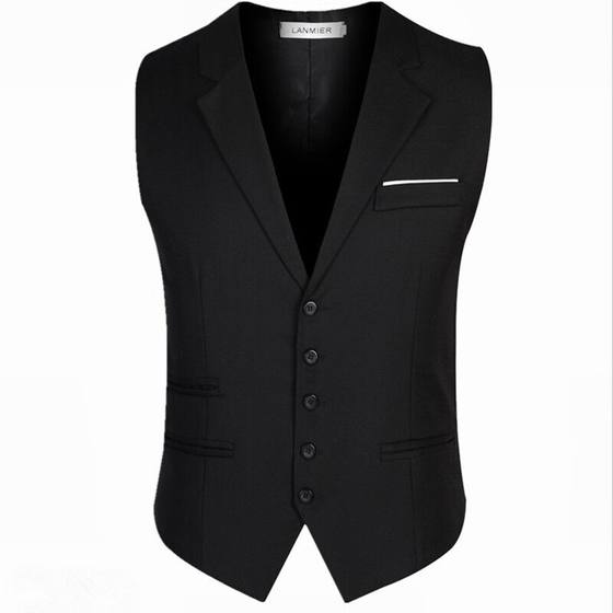 Men's Korean suit vest, men's slim fit, business and leisure, British fashion vest, men's camisole, spring and autumn vest Men's Korean suit vest, men's slim fit, business and leisure, British fashion vest, men's camisole, spring and autumn vest