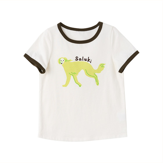 Naju Children's Clothing Children's Summer Soft Skin-friendly Hygroscopic Breathable Print Xinjiang Organic Cotton Pet Small Shoulder T-shirt
Naju Children's Clothing Children's Summer Soft Skin-friendly Hygroscopic Breathable Print Xinjiang Organic Cotton Pet Small Shoulder T-shirt