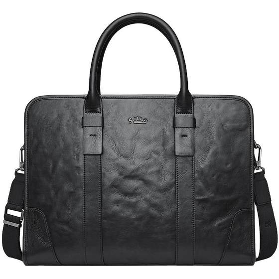 Jinlilai Men's Package New Corporal Corporal Class Bag Craft Crafts Business Large Capacity Go to work Missing Bags Men's Bags Men's Bags
Jinlilai Men's Package New Corporal Corporal Class Bag Craft Crafts Business Large Capacity Go to work Missing Bags Men's Bags Men's Bags