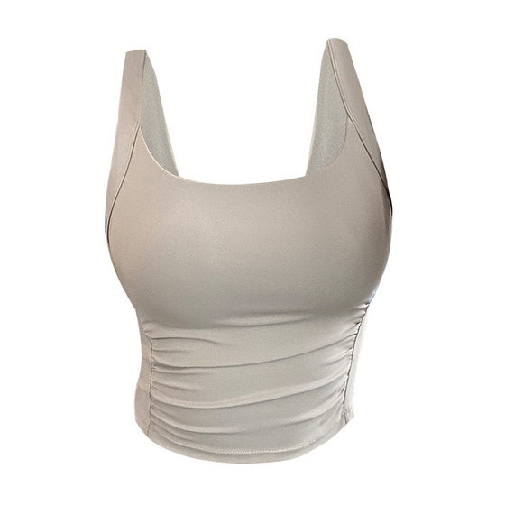 Sports bra women's vest-style gathering underwear U-shaped beautiful back detachable chest pad fitness clothing shock-proof running yoga bra
Sports bra women's vest-style gathering underwear U-shaped beautiful back detachable chest pad fitness clothing shock-proof running yoga bra