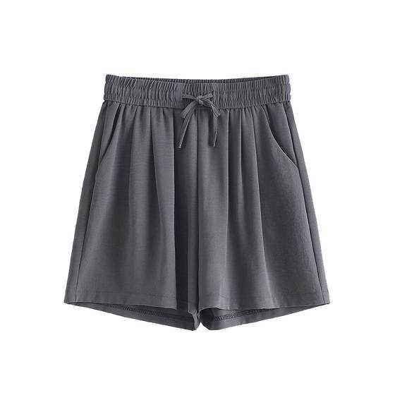 Ice silk shorts for women 2025 summer new loose high waist casual slim drooping commuter thin sports wide-leg pants
Ice silk shorts for women 2025 summer new loose high waist casual slim drooping commuter thin sports wide-leg pants