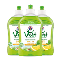 Imported Big Rooster Lemon Concentrated Dishwashing Liquid Gentle and non-hurting to remove oil stains 500ml*3 easy to rinse without residue
