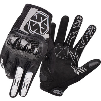 ຖົງມືຂີ່ລົດຈັກ Saiyu summer racing rider motor anti-fall carbon fiber shell protective gloves men