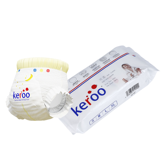 Keroo can be soft, acid and antibacterial, ultra-thin, dry and breathable training for infants and young children, 10 tablets of slim diapers Keroo can be soft, acid and antibacterial, ultra-thin, dry and breathable training for infants and young children, 10 tablets of slim diapers