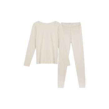 ubras wool base layer ຄວາມຮ້ອນ underwear ແມ່ຍິງຊຸດດູໃບໄມ້ລົ່ນດູໃບໄມ້ລົ່ນ trousers ກ້າມເນື້ອຊັ້ນພື້ນຖານ
