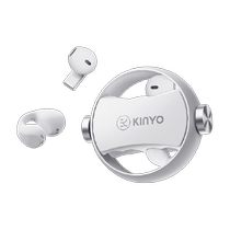 Jinyun Bluetooth Headset 2024 New Ear Clip In-Ear Dual-Purpose Wireless High-Quality Ultra-Long Battery Life Large Battery