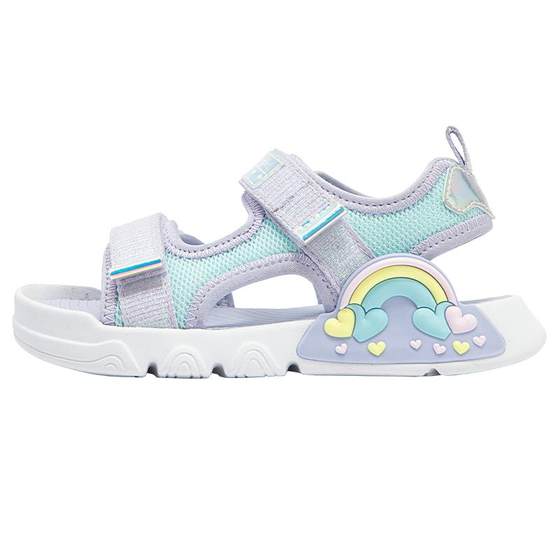 Step children's shoes girl sandals summer children sports sandals, open -toed anti -skid rainbow rainbow summer children's shoes Step children's shoes girl sandals summer children sports sandals, open -toed anti -skid rainbow rainbow summer children's shoes
