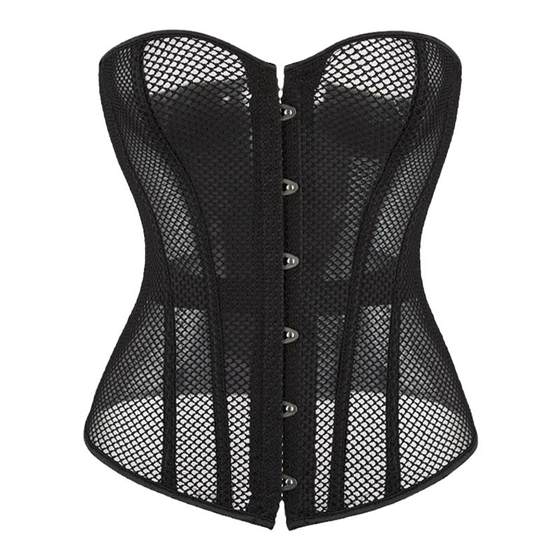 Emily's famous French palace black mesh corset summer breathable body shaping bra outside waist clip
Emily's famous French palace black mesh corset summer breathable body shaping bra outside waist clip