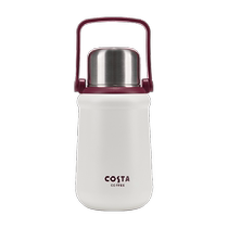 Costa Wang Xingyues same large-capacity straw cup 316l stainless steel thermos cup womens cold cup portable water cup