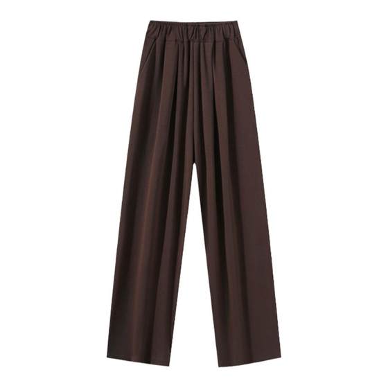 Red wide-leg pants for women in autumn and winter fat mm large size loose high waist lazy thick warm straight sport plush velvet pants
Red wide-leg pants for women in autumn and winter fat mm large size loose high waist lazy thick warm straight sport plush velvet pants