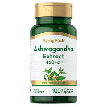 Purno Ashwagandha Capsules ສຸມໃສ່ການຫຼຸດຜ່ອນຄວາມກົດດັນແລະຄວາມກັງວົນແລະຫຼຸດຜ່ອນ cortisol 100 ແຄບຊູນ / ຕຸກ