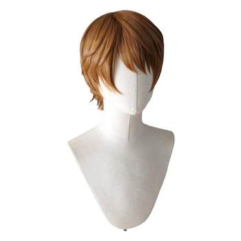 ຄອບຄົວທີສອງ DEATH NOTE Death Note Yagami Yue Secondary School Scholar Brown COS Wig L11