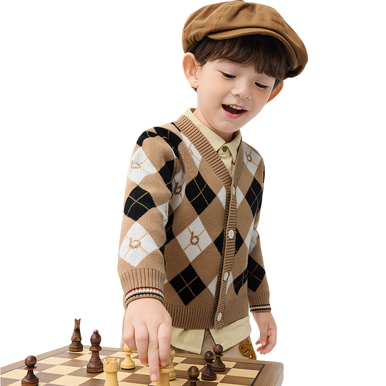 Balabala boys sweater cardigans knitted jacket for autumn and winter new children's clothing for children thickening
Balabala boys sweater cardigans knitted jacket for autumn and winter new children's clothing for children thickening