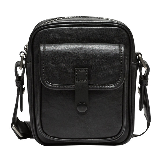 New leather men's bag casual wild shoulder bag men's tide personalized messenger bag vertical cowhide small backpack female New leather men's bag casual wild shoulder bag men's tide personalized messenger bag vertical cowhide small backpack female
