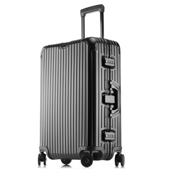 All-aluminium magnesium alloy trolley case universal wheel metal suitcase female 26 inch 29 password travel box 24 inch 22 male