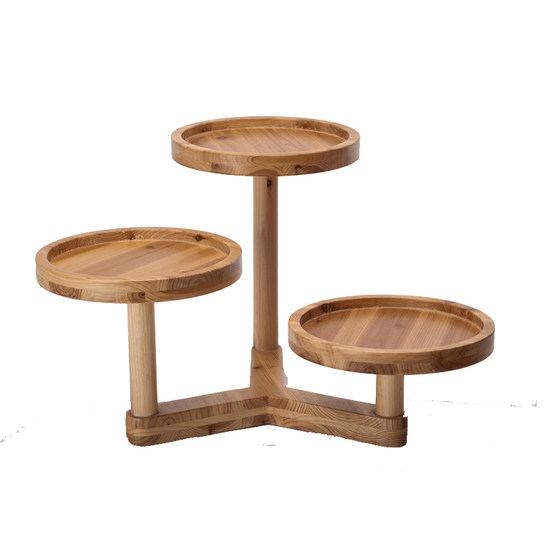 Shangqian three-head solid wood disc display rack dry moon cake souvenir fruit mobile phone glasses jewelry display window display
Shangqian three-head solid wood disc display rack dry moon cake souvenir fruit mobile phone glasses jewelry display window display