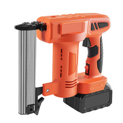 Household electric nail gun rechargeable nail gun straight nail gun woodworking fast door nail code nail gun lithium electric nail gun