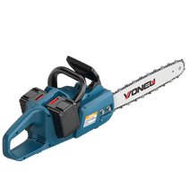 Brushless rechargeable electric chain saw lithium battery household small handheld high-power outdoor chain saw firewood felling tree felling saw