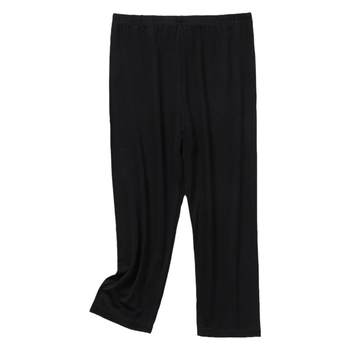 ໂສ້ງຂາສັ້ນແບບ Modal Cropped Pants for women summer plus size 200 pounds ກາງເກງຄວາມປອດໄພຕ້ານການເປີດແປນບາງນອກໃສ່ກັບສັ້ນສາມໄຕມາດ