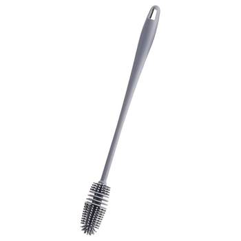 ຈອກຊັກເຄື່ອງປອມ rotating cup brush bottle brush special long handle gap tea stain cleaning hard-bristled silicone brush