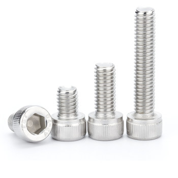 304 stainless steel hexagon socket screw cup head bolt cylindrical head screw flat head extension M2M3M4M5M6M8M10