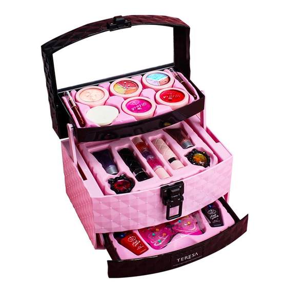 Du Lisa children's cosmetics set little girl makeup box toy princess stage special makeup birthday gift
Du Lisa children's cosmetics set little girl makeup box toy princess stage special makeup birthday gift