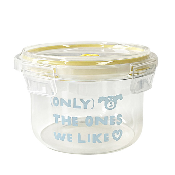 New glass fresh-keeping box microwave oven heating special lunch box office round lunch box thin sealed lunch box
New glass fresh-keeping box microwave oven heating special lunch box office round lunch box thin sealed lunch box