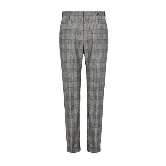 LIUJO UOMO gray plaid men's business casual trousers pure wool loose straight trousers autumn
LIUJO UOMO gray plaid men's business casual trousers pure wool loose straight trousers autumn